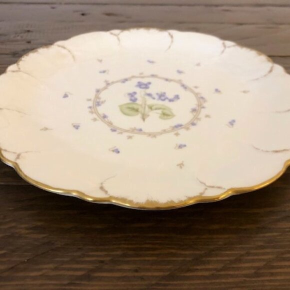 Mikasa Ivory Bone China Tender Violets Salad Plates Set of 2 - 7.5" - Picture 2 of 6